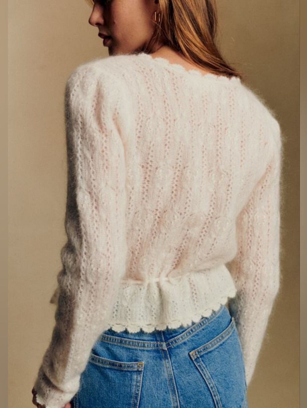 Sezane Elise Cardigan Size S - Picture 3 of 5
